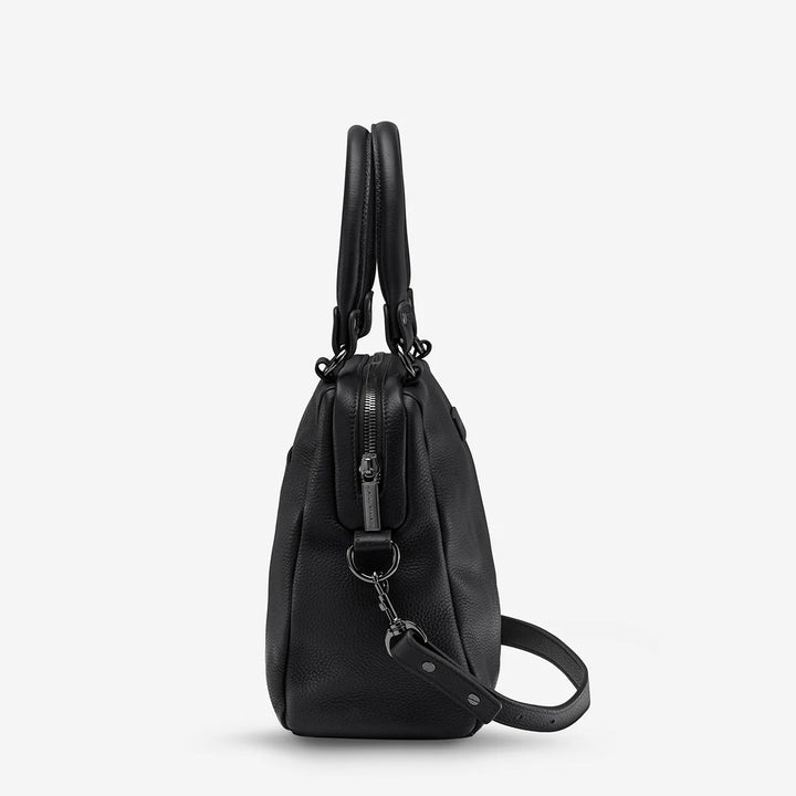 Status Anxiety WOMENS LAST MOUNTAINS LEATHER BAG BLACK, WOMENS BAGS & CLUTCHES, STATUS ANXIETY, Elwood 101