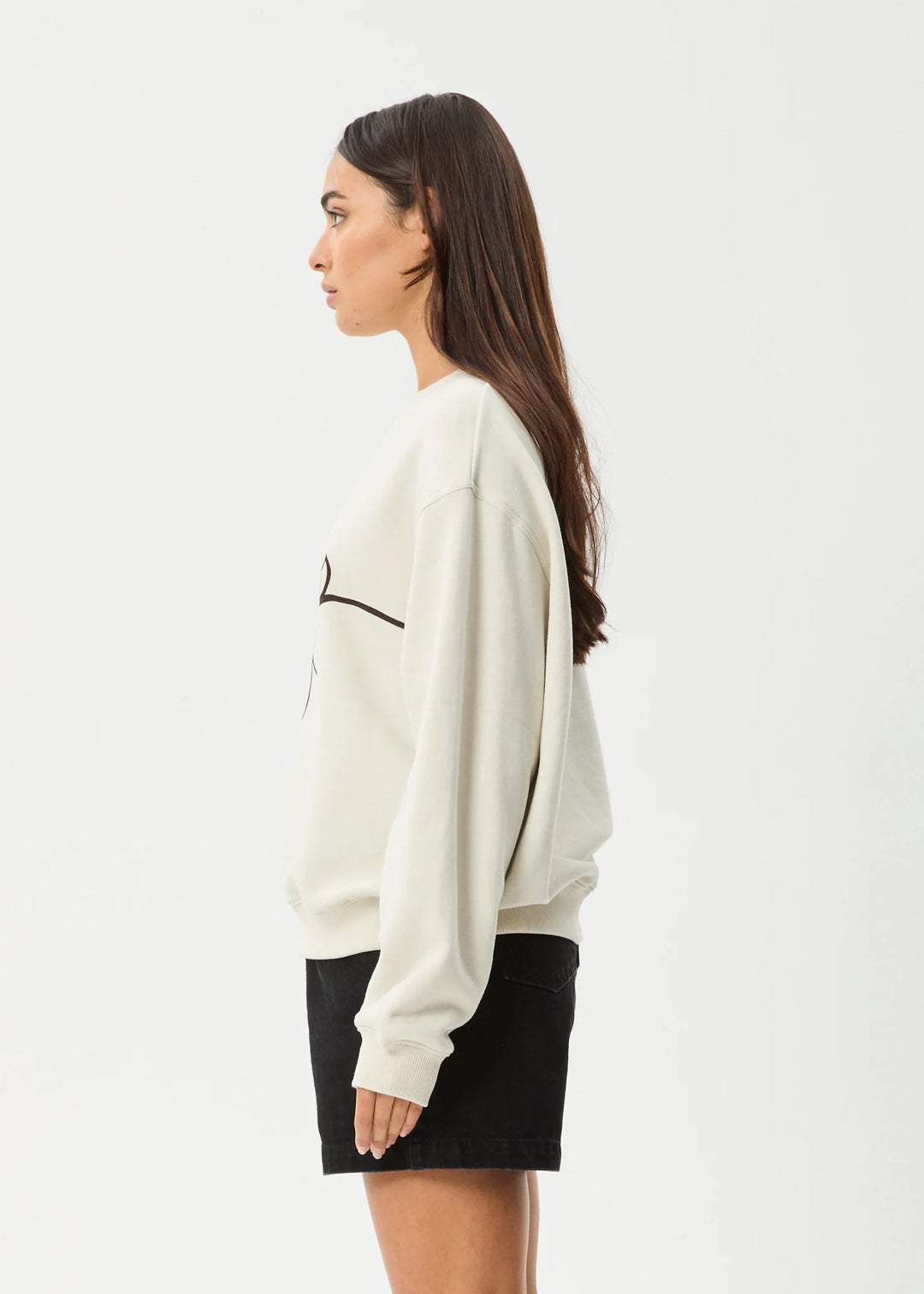 AFENDS Womens Tranquil Crew Neck Jumper - Moonbeam, WOMENS KNITS & SWEATERS, AFENDS, Elwood 101