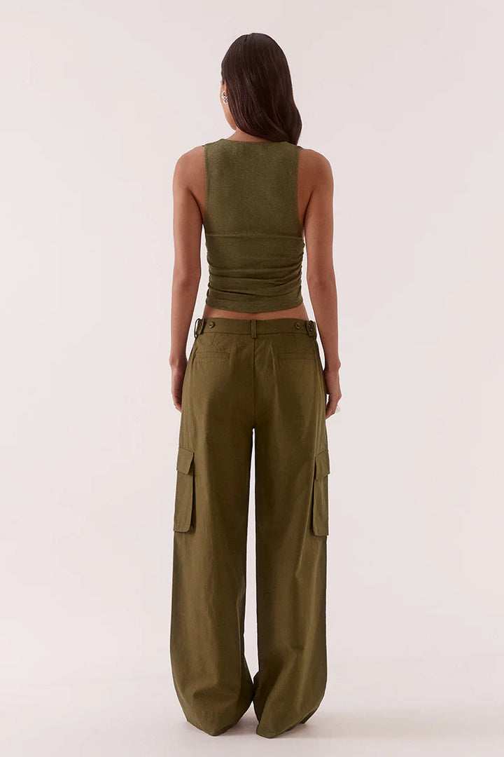 SOVERE Womens Loni Top in Olive