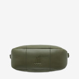 STATUS ANXIETY Womens Eyes To The Wind Leather Bag - Khaki, WOMENS BAGS & CLUTCHES, STATUS ANXIETY, Elwood 101