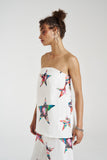 SUMMI SUMMI Womens Strapless Shift Linen Top - Star X Lovers, WOMENS TOPS & SHIRTS, SUMMI SUMMI, Elwood 101