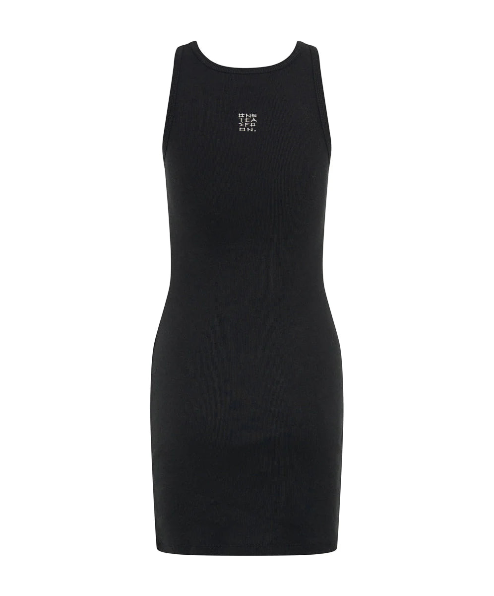 ONE TEASPOON Womens One Teaspoon Rib Singlet Mini Dress - Black, WOMENS DRESSES, OneTeaspoon, Elwood 101