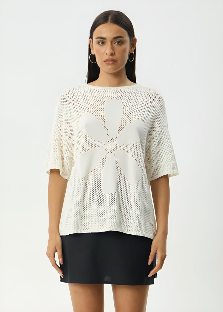 AFENDS Womens Riley - Knit Tee - White