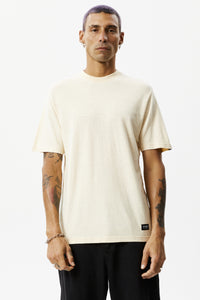 AFENDS Mens Classic - Hemp Retro Fit T-Shirt - Sand, General, AFENDS, Elwood 101