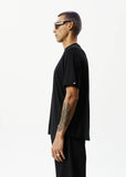 AFENDS MENS Classic - Hemp Retro Tee  Shirt - Black, MENS TEE SHIRTS, AFENDS, Elwood 101