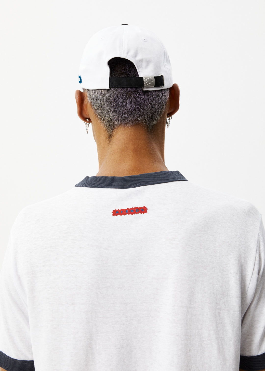 AFENDS Mens World - Graphic Ringer T-Shirt - White, MENS TEE SHIRTS, AFENDS, Elwood 101