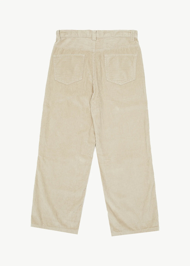 AFENDS Mens Pablo - Organic Corduroy Baggy Pants - Dark Ecru, MENS DENIM, AFENDS, Elwood 101
