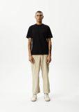 AFENDS Mens Pablo - Organic Corduroy Baggy Pants - Dark Ecru, MENS DENIM, AFENDS, Elwood 101