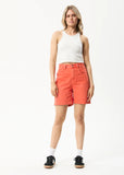AFENDS Womens Papaya Emilie - Hemp Carpenter Shorts - Faded Orange, WOMENS SHORTS, AFENDS, Elwood 101
