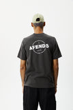 AFENDS Mens Questions - Graphic Retro T-Shirt - Stone Black, MENS TEE SHIRTS, AFENDS, Elwood 101