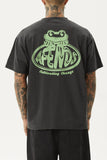 AFENDS Mens Frogga - Heavy Boxy Fit Tee - Stone Black, MENS TEE SHIRTS, AFENDS, Elwood 101