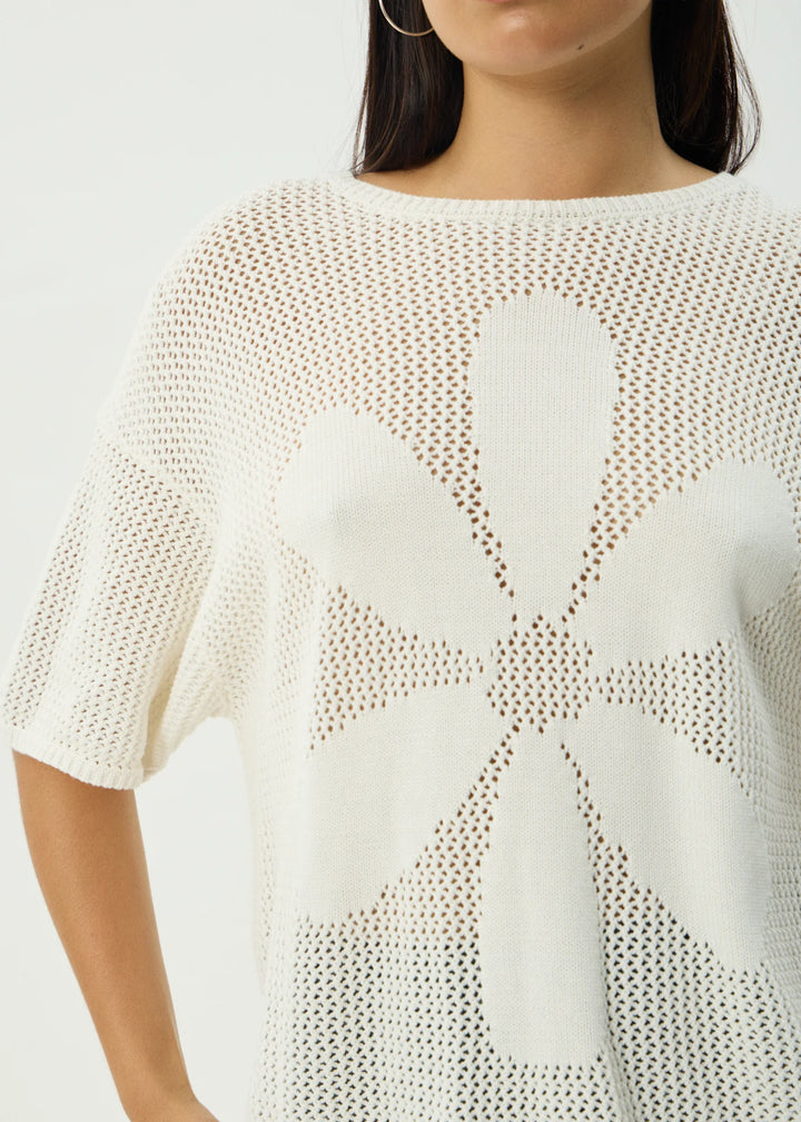 AFENDS Womens Riley - Knit Tee - White