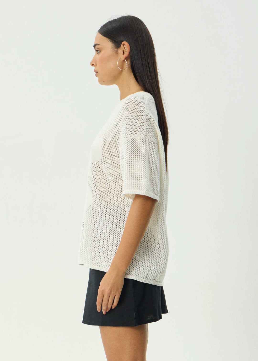 AFENDS Womens Riley - Knit Tee - White