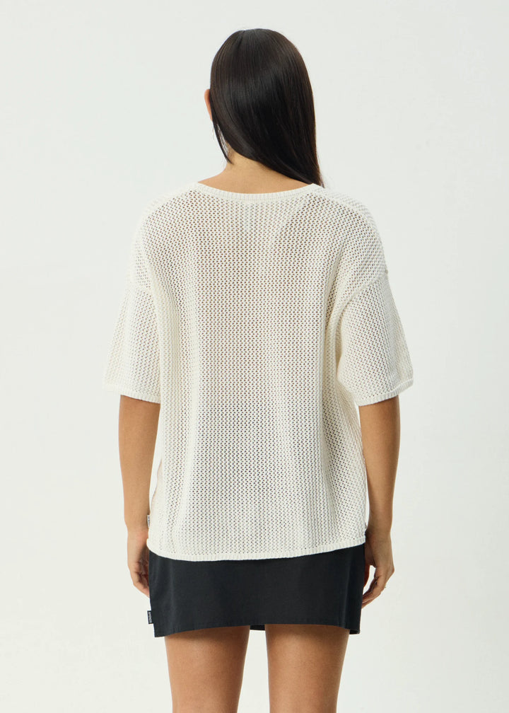 AFENDS Womens Riley - Knit Tee - White