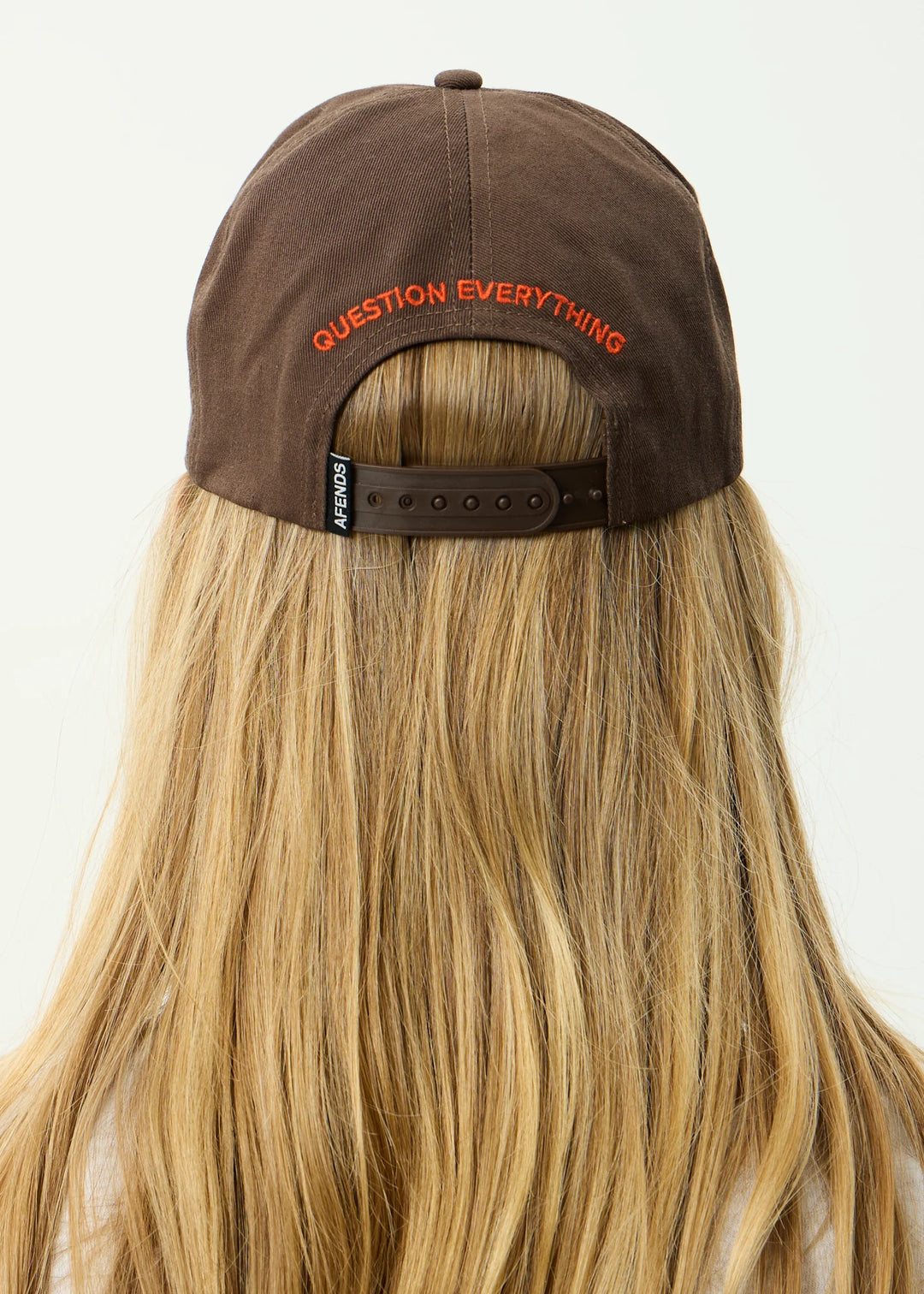 AFENDS Rocked - Five Panel Cap - Coffee, MENS CAPS & BEANIES, AFENDS, Elwood 101