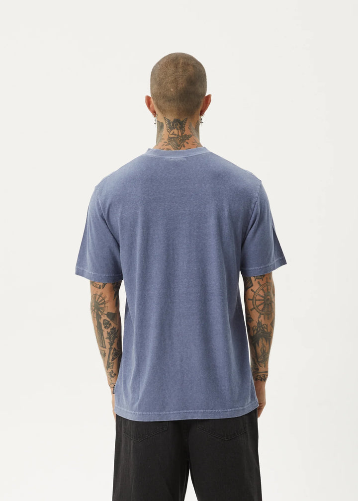 AFENDS Mens Screwed - Retro Fit Tee - Washed Marlin, MENS TEE SHIRTS, AFENDS, Elwood 101