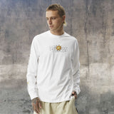 AFENDS Mens Sunshine Long Sleeve Graphic T- Shirt - White, MENS TEE SHIRTS, AFENDS, Elwood 101