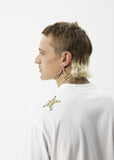 AFENDS Mens Sunshine Long Sleeve Graphic T- Shirt - White, MENS TEE SHIRTS, AFENDS, Elwood 101