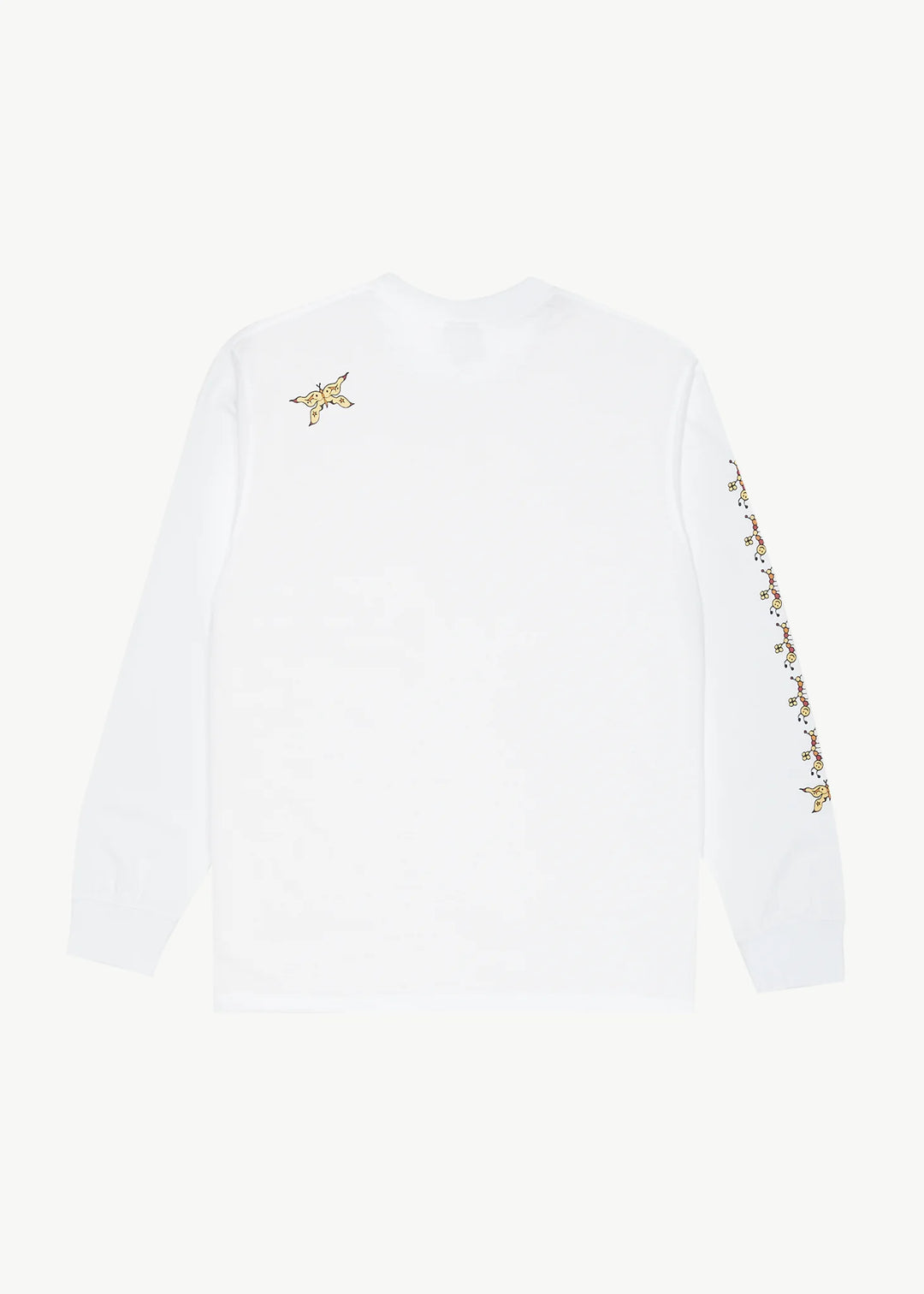 AFENDS Mens Sunshine Long Sleeve Graphic T- Shirt - White, MENS TEE SHIRTS, AFENDS, Elwood 101