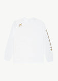 AFENDS Mens Sunshine Long Sleeve Graphic T- Shirt - White, MENS TEE SHIRTS, AFENDS, Elwood 101