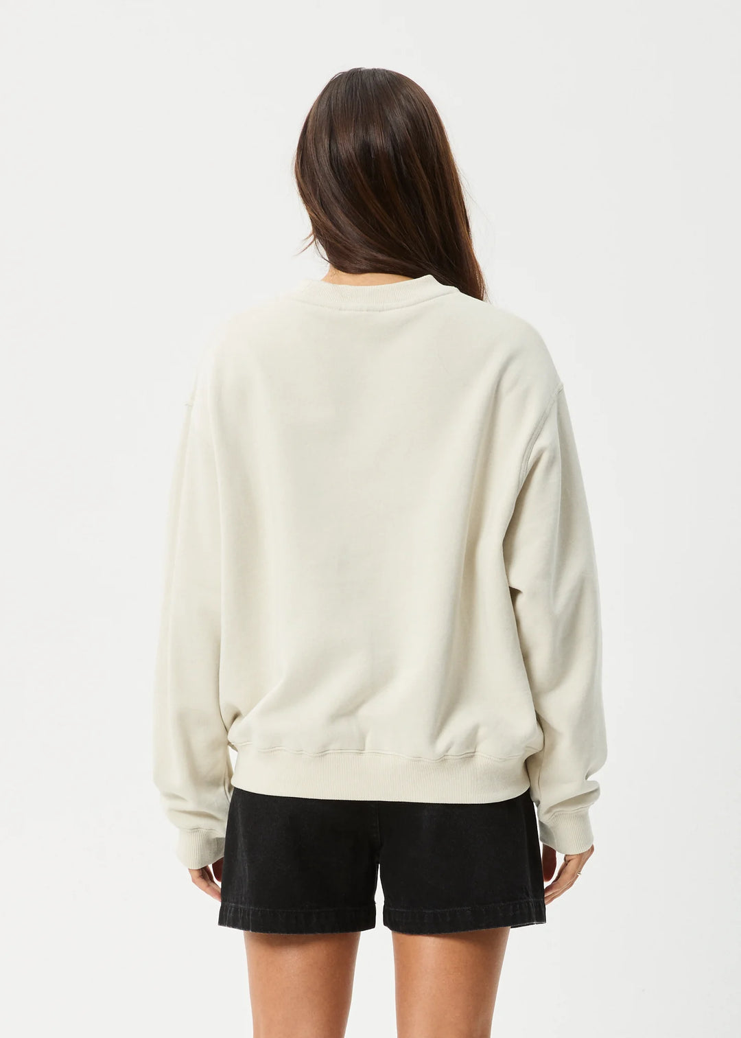 AFENDS Womens Tranquil Crew Neck Jumper - Moonbeam, WOMENS KNITS & SWEATERS, AFENDS, Elwood 101