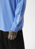 AFENDS Mens Water is Life Long Sleeve Graphic T- Shirt - Arctic Blue, MENS TEE SHIRTS, AFENDS, Elwood 101