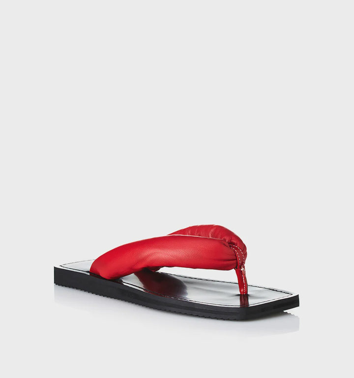 ALIAS MAE Womens Chase Sandal in Scarlet Leather