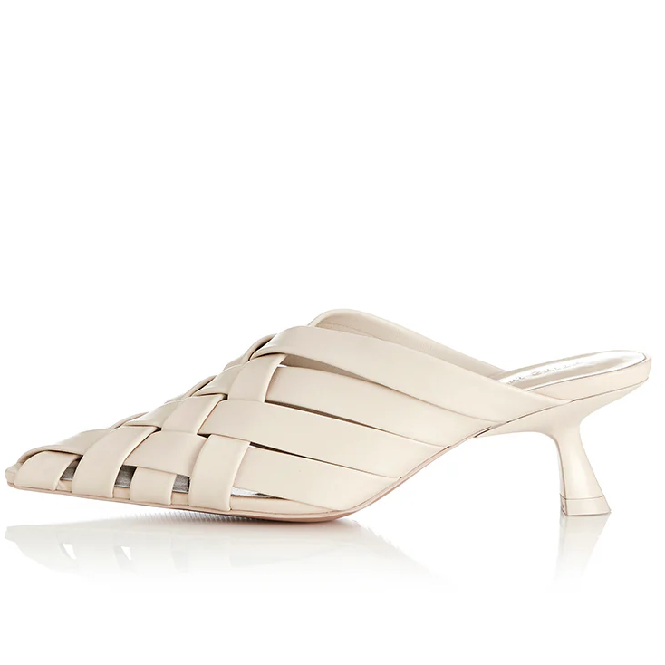 ALIAS MAE Womens Golan  Leather Mules - Bone, WOMENS SHOES, ALIAS MAE, Elwood 101