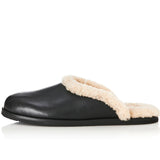 ALIAS MAE Womens Ferris Mules - Black Shearling, WOMENS SHOES, ALIAS MAE, Elwood 101