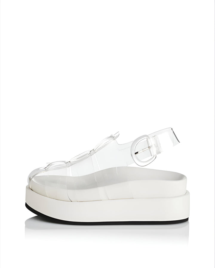 ALIAS MAE Womens Lola Flatforms in Clear