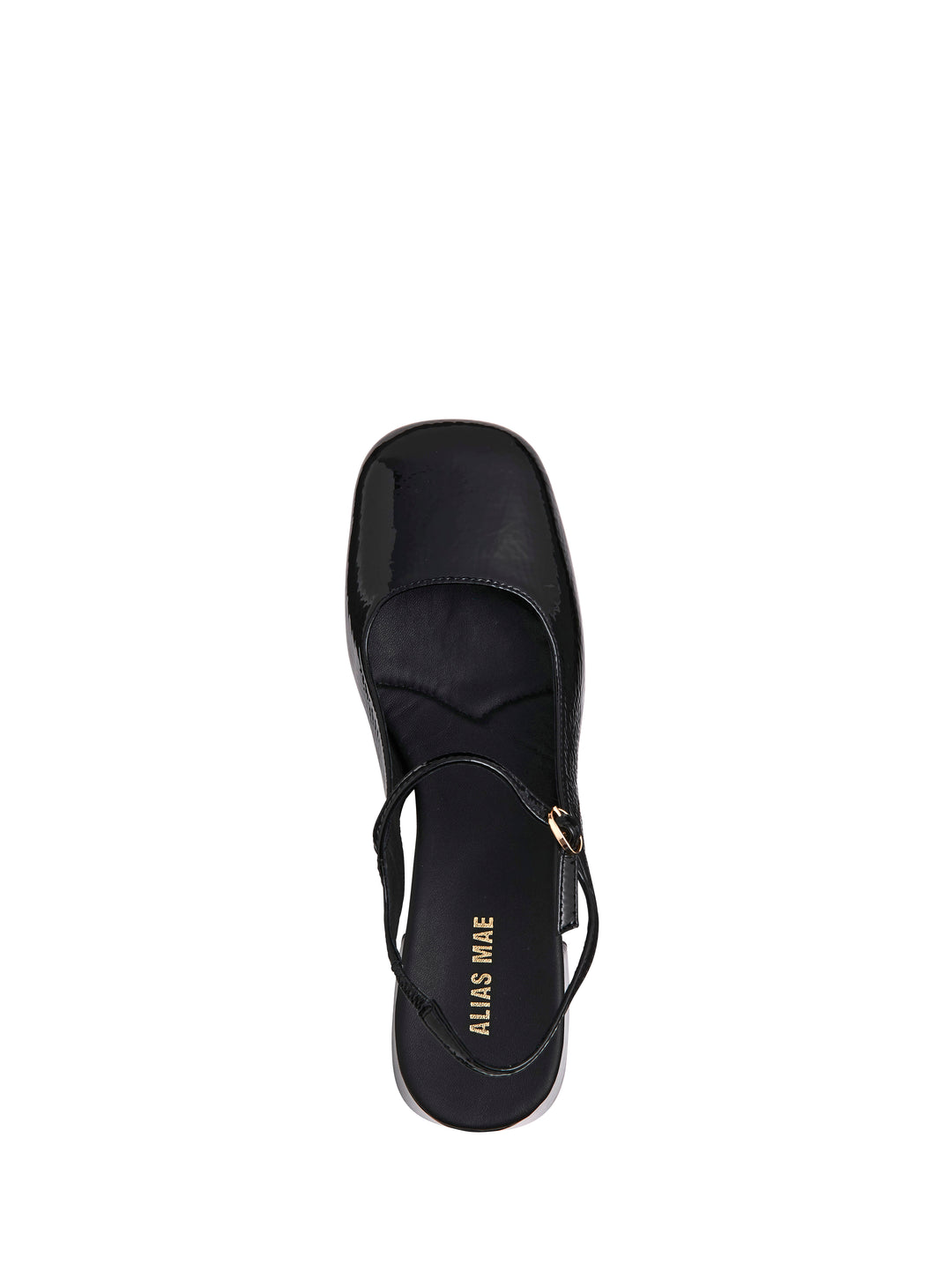 ALIAS MAE Womens Lucie - Black Crinkle Patent Leather Shoes, WOMENS SHOES, ALIAS MAE, Elwood 101