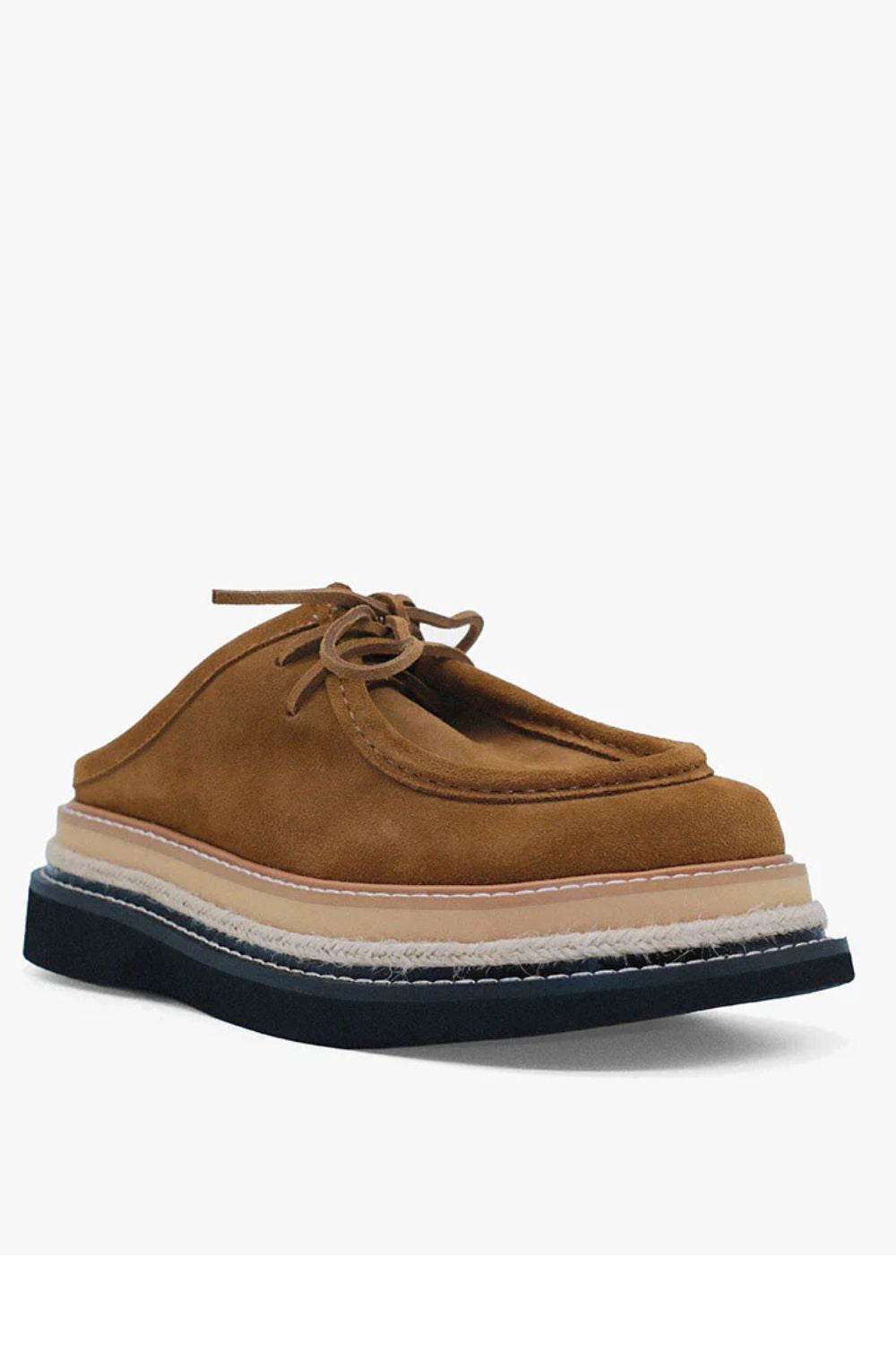 ALIAS MAE Womens Veronique Leather Slides in Mocha Suede, WOMENS SHOES, ALIAS MAE, Elwood 101