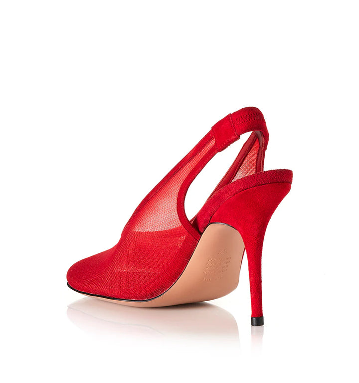 ALIAS MAE Womens Abela Heels in Scarlet Mesh