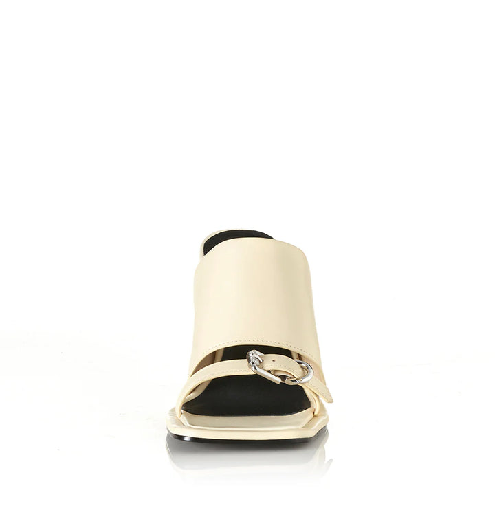 ALIAS MAE Womens Audie Mules in Buttermilk Leather