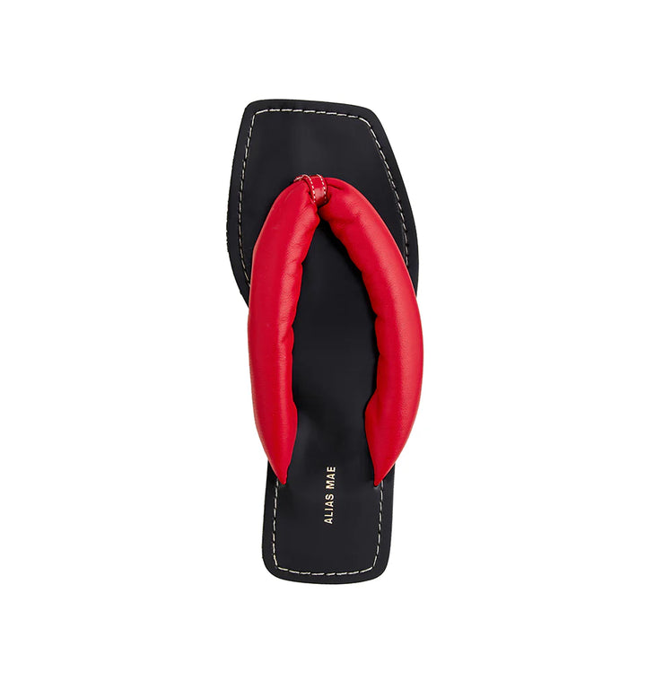 ALIAS MAE Womens Chase Sandal in Scarlet Leather