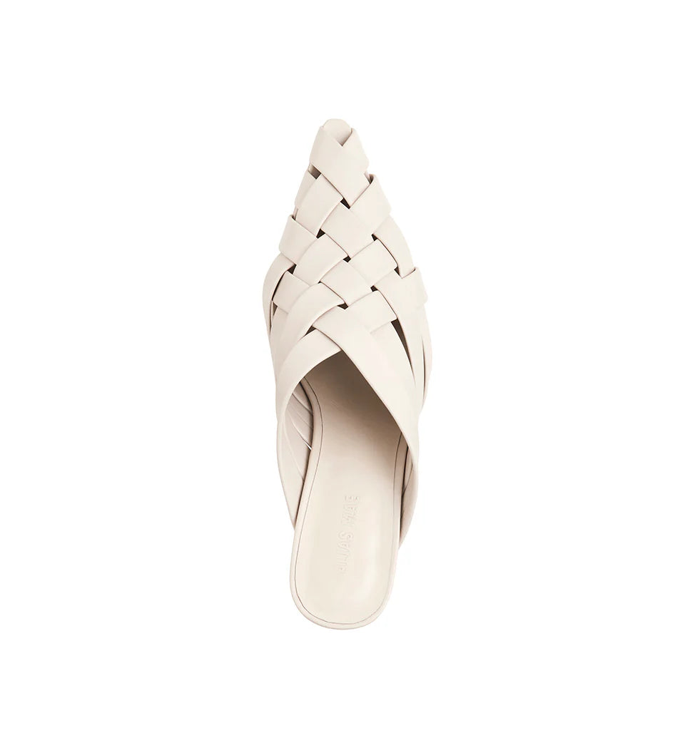 ALIAS MAE Womens Golan  Leather Mules - Bone, WOMENS SHOES, ALIAS MAE, Elwood 101