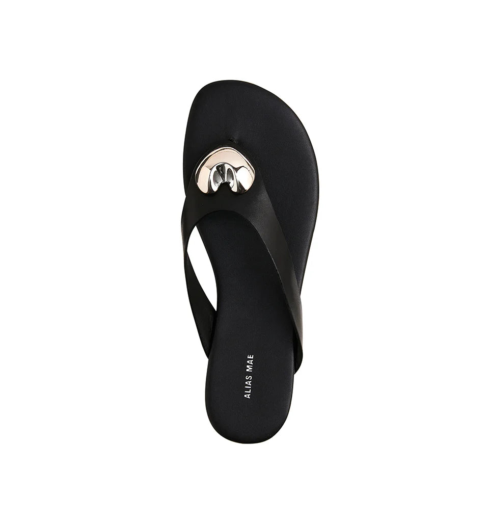 ALIAS MAE Womens Heidi Leather Sandals - Black, WOMENS SHOES, ALIAS MAE, Elwood 101