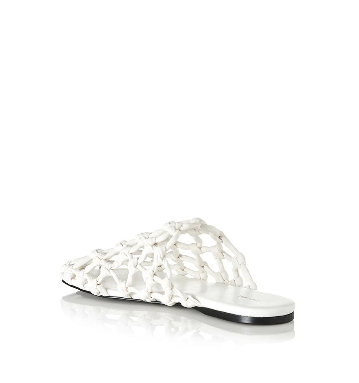 ALIAS MAE Womens Hezu Woven Slides in Ivory