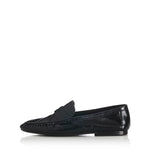 ALIAS MAE Womens Ivana Leather Loafer Shoes - Black Oily Leather, WOMENS SHOES, ALIAS MAE, Elwood 101