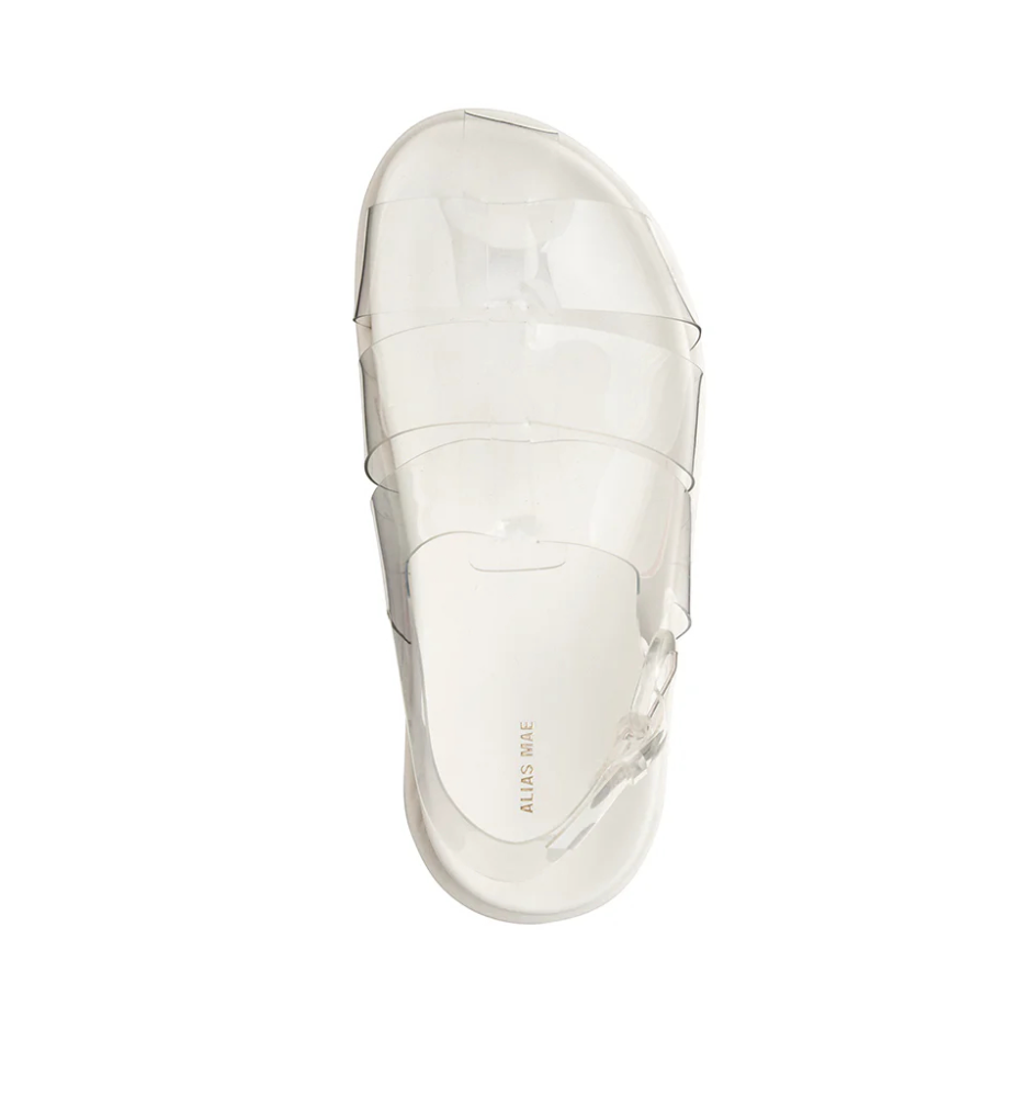 ALIAS MAE Womens Lola Flatforms in Clear