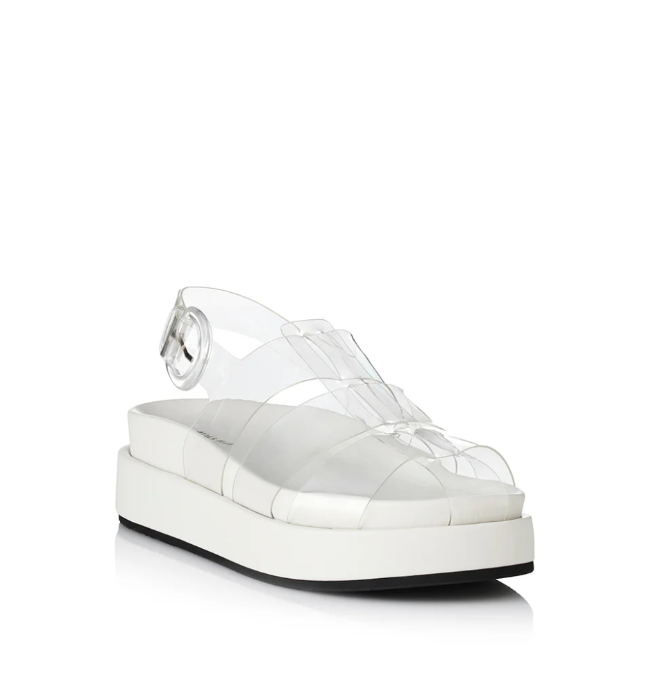 ALIAS MAE Womens Lola Flatforms in Clear
