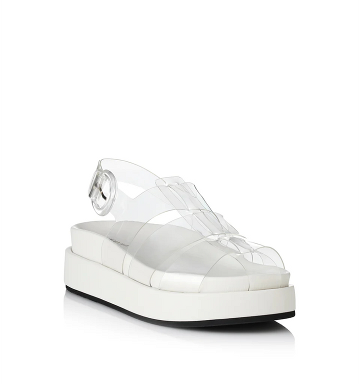 ALIAS MAE Womens Lola Flatforms in Clear