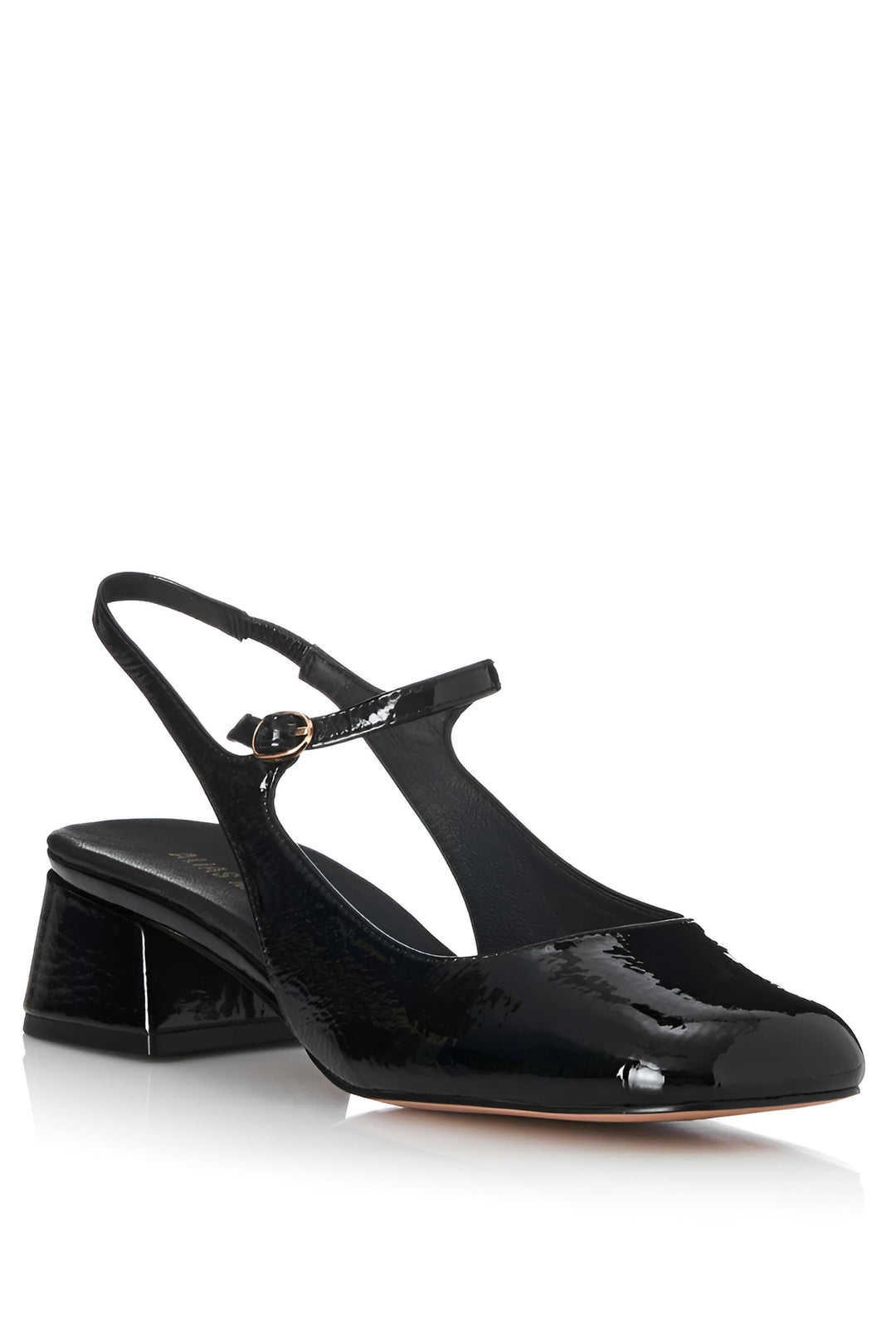 ALIAS MAE Womens Lucie - Black Crinkle Patent Leather Shoes, WOMENS SHOES, ALIAS MAE, Elwood 101