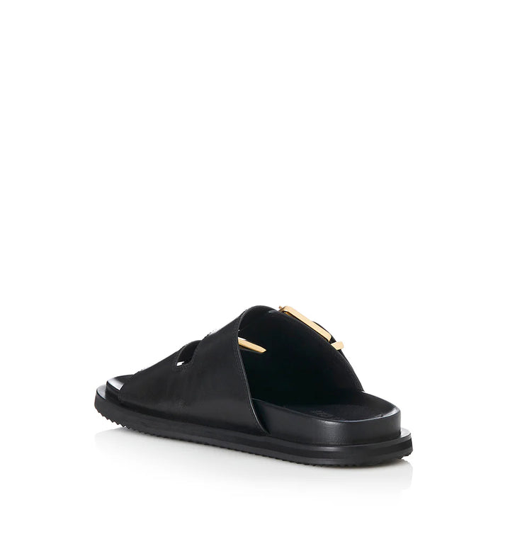 ALIAS MAE Womens Patterson Leather Sandals - Black Leather, WOMENS SHOES, ALIAS MAE, Elwood 101