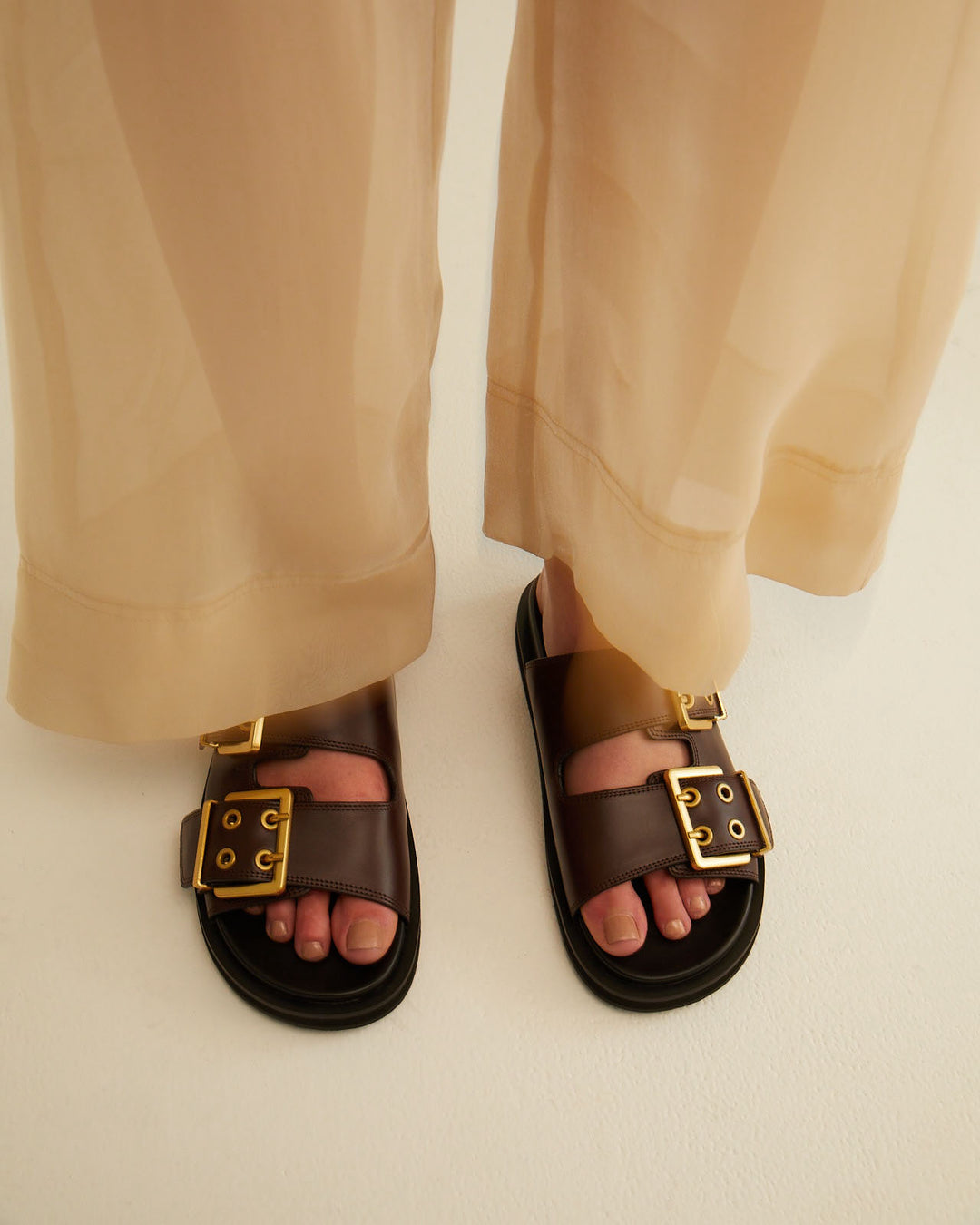 ALIAS MAE Womens Patterson Leather Sandals - Chocolate, WOMENS SHOES, ALIAS MAE, Elwood 101