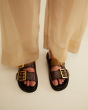 ALIAS MAE Womens Patterson Leather Sandals - Chocolate, WOMENS SHOES, ALIAS MAE, Elwood 101