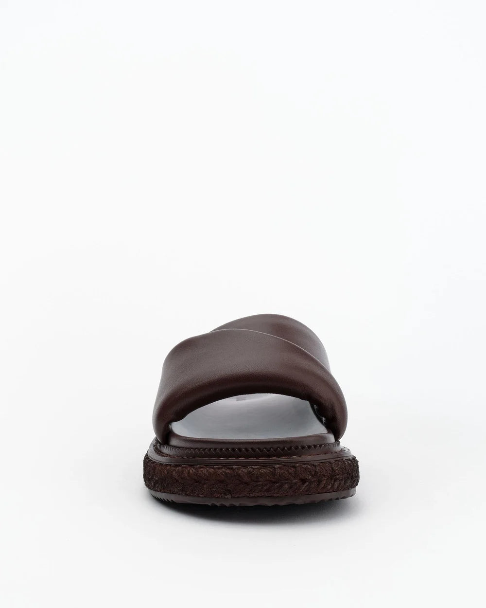 ALIAS MAE Petra Womens Leather Sandals in Chocolate Leather