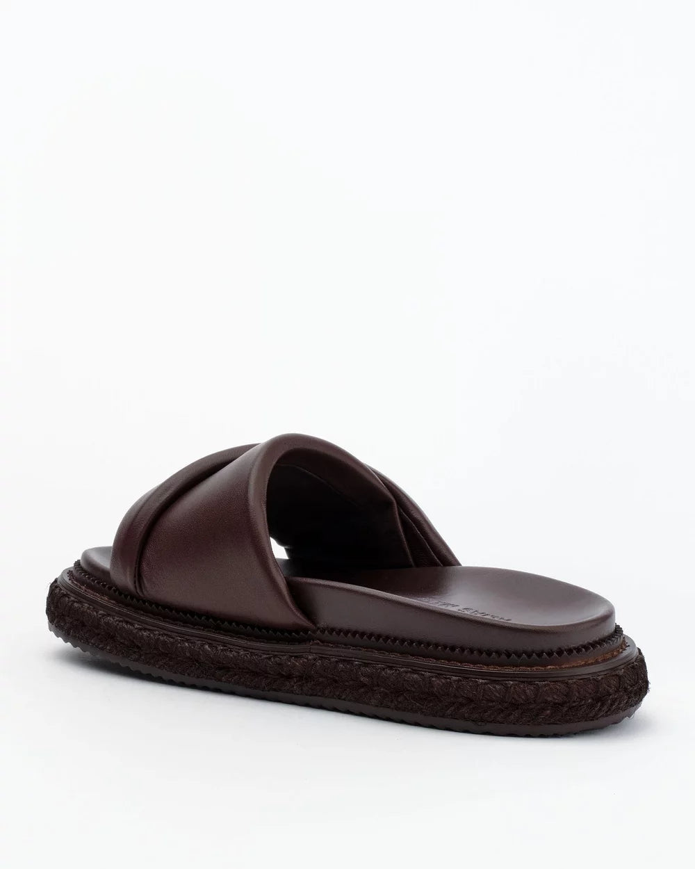 ALIAS MAE Petra Womens Leather Sandals in Chocolate Leather