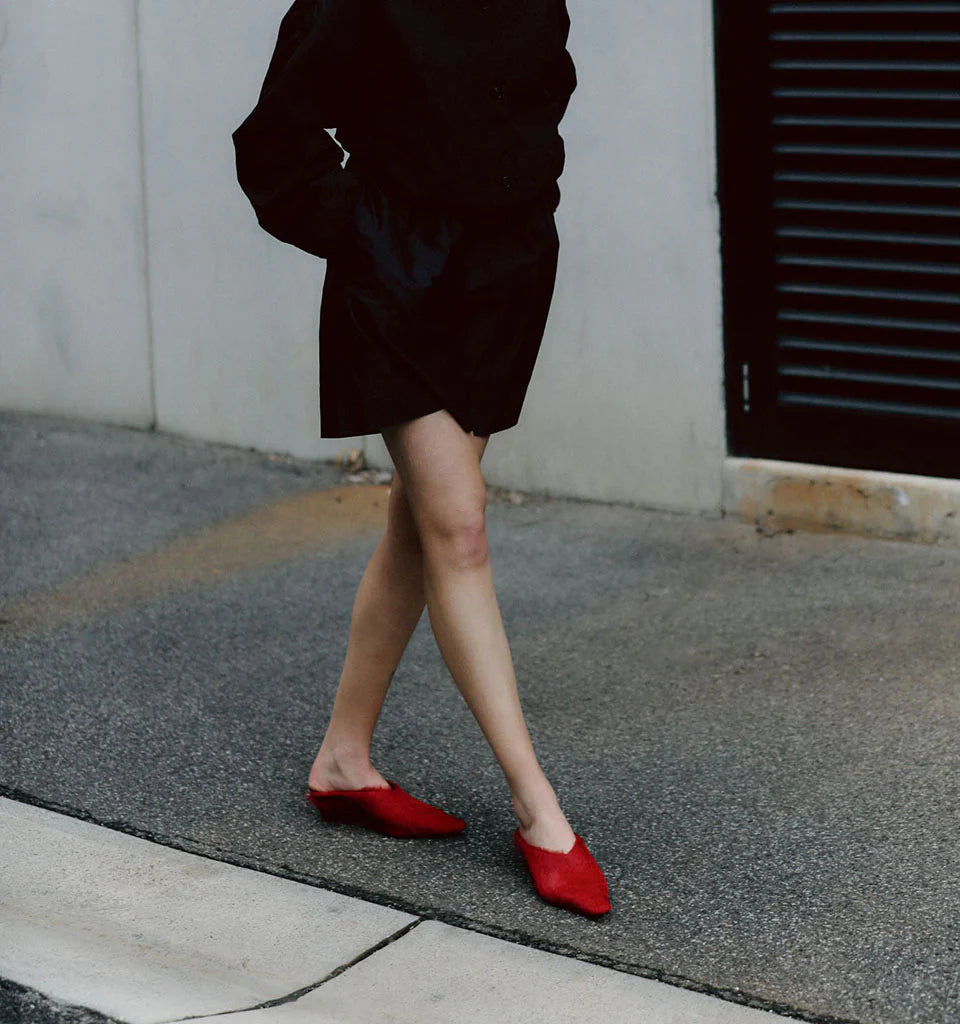 ALIAS MAE Womens Talulah Pony in Scarlet