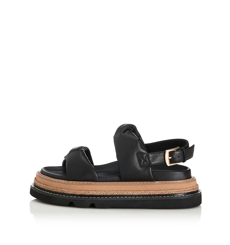 ALIAS MAE Womens Vee Leather Sandals - Black, WOMENS SHOES, ALIAS MAE, Elwood 101